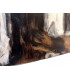 Gato de madera pintado a mano